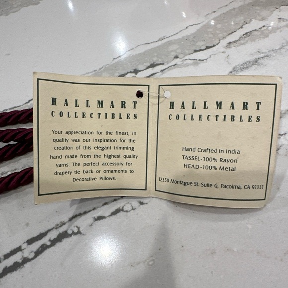 New Vintage 2 Pcs Rope Curtain Tassel TieBacks Curtain Fringe, bought $34.99each - Picture 13 of 16